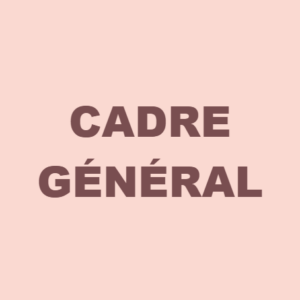 Cadre général